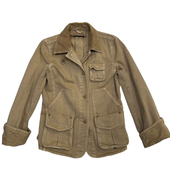 J.CREW Jackets & Blazers - J.‎ Crew Vintage 2004 Field Safari Jacket Tan Women size S
